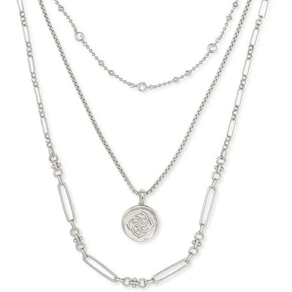 Kendra Scott Jewelry - Kendra Scott Medallion Triple Strand - Rhodium